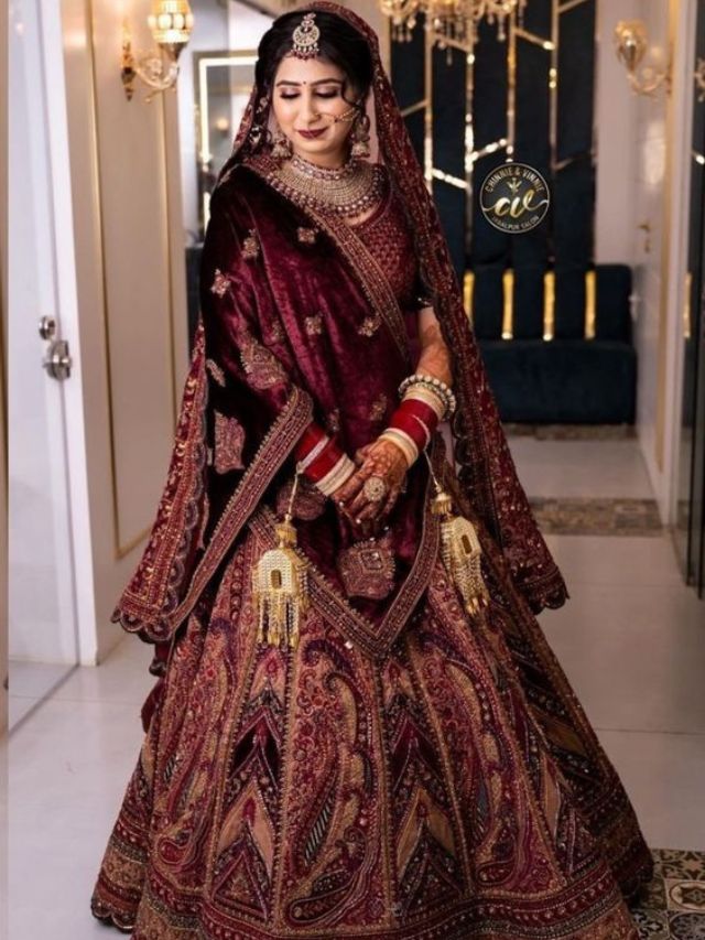 stylish lehenga for engagement