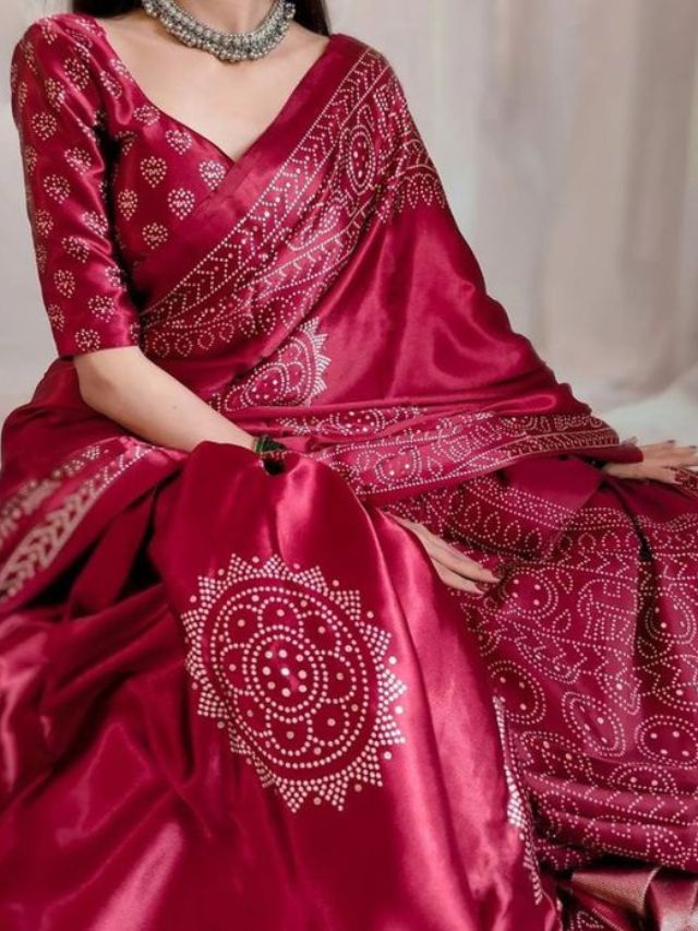 wearing saree is every women's hobby